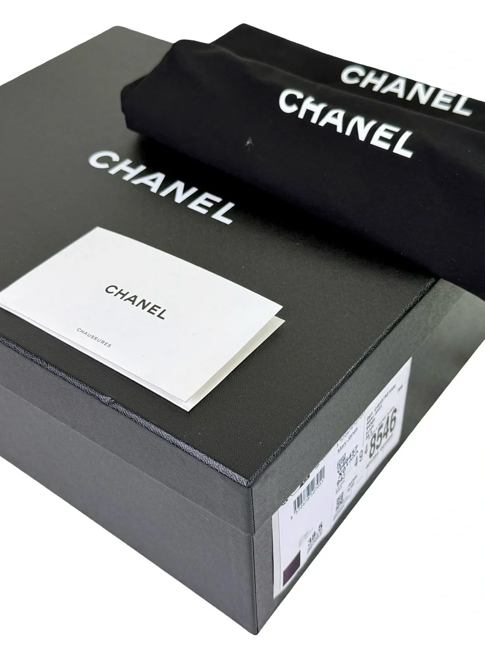 CHANEL MARY JANE PUMPS IN BLACK LAMBSKIN LEATHER